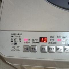 洗濯機 シャープ 2013年製 0円  使用問題なし 引き取り希望の画像