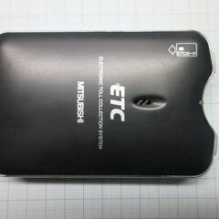 軽自動車登録 三菱電機製ETC シガーソケット電源加工済み「BK]の画像
