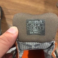 mont-bell 登山靴　GORE-TEX キッズ　22.0cmの画像