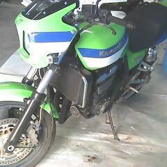 KAWASAKI ZRX1100 緑 エンジン始動確認 車検取得で乗れます 半額配送キャンペーン 期間限定 現状渡し諸経費￥0- 横浜 P-Yardの画像