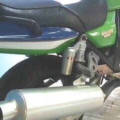KAWASAKI ZRX1100 緑 エンジン始動確認 車検取得で乗れます 半額配送キャンペーン 期間限定 現状渡し諸経費￥0- 横浜 P-Yardの画像