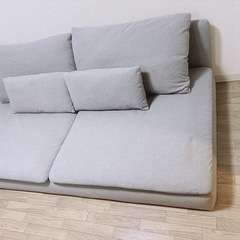 美品　IKEA 3人掛けソファ　イケア　ソーデルハムン　グレーの画像