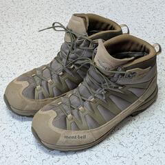 モンベル　男性用登山靴 ワオナブーツ ワイド 27cm ゴアテックスの画像