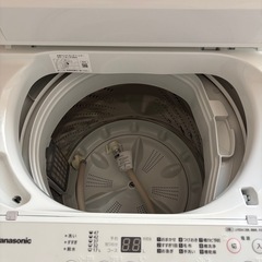【美品】Panasonic 5.0キロ洗濯機　2023年式の画像