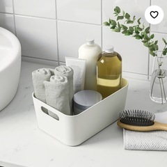 【募集中】IKEA　UPPDATERA ウップダテラ ボックス　ホワイト　24x17 cmの画像