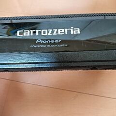 パイオニア　サブウーファーTS-WX120A carrzzeria　本体と取説のみの画像