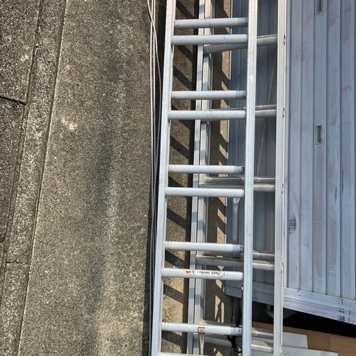 4m2連梯子と3m2連梯子2セット