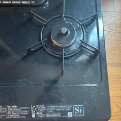 都市ガス用2口グリル付き　未使用の画像