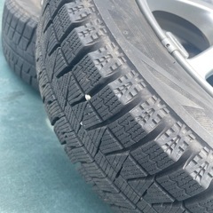 ダイハツ純正アルミ、155／65R14 BSスタッドレスの画像