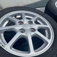 ダイハツ純正アルミ、155／65R14 BSスタッドレスの画像