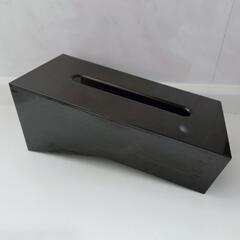 ティッシュケース ダークブラウンの画像