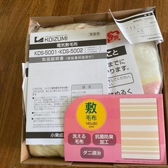 電気敷毛布の画像