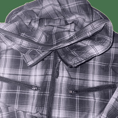 Naughty Style チェック柄ジップアップパーカーの画像