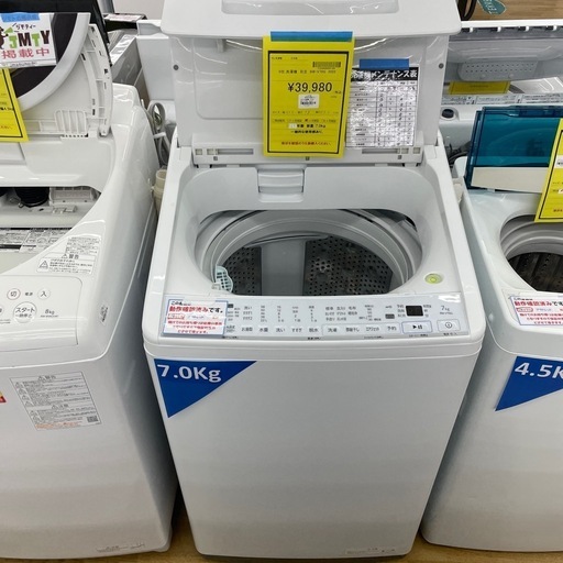 【ドリーム川西店御来店限定】日立/洗濯機/BW-V70G/7kg/2022年製/クリーニング済み 【2125560000021326】