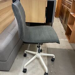 チェア　No.3102　ワークチェア　グレー/ホワイト　高さ調整可能！　【リサイクルショップどりーむ天保山店】の画像