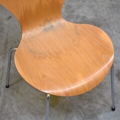 ≪yt2012ジ≫ [2脚セット] フリッツハンセン セブンチェア ① ナチュラルビーチ アルネ・ヤコブセン/FRITZ HANSEN/デザイナーズ家具/中古家具/宮城県仙台市 70814-11の画像