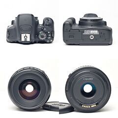【全国送料無料】 Canon EOS Kiss X7i✨ カメラバッグ付き✨ スマホ転送OK レンズセット ズームセット✨ 届いたらすぐに使えます✨ キヤノン キャノンの画像