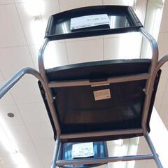 【リユースのサカイ八街店】★ジモティ割あり★ カウンターチェア　ブラック　クリーニング済　YJ7536の画像