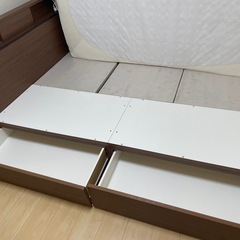 【ニトリ】ダブルベッド+マットレスの画像