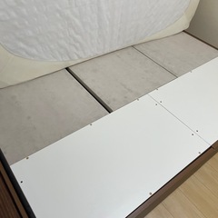 【ニトリ】ダブルベッド+マットレスの画像