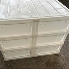 プラスチック収納　押入れ収納　収納ケースの画像