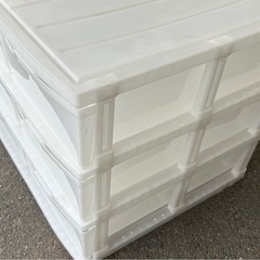 プラスチック収納　押入れ収納　収納ケースの画像
