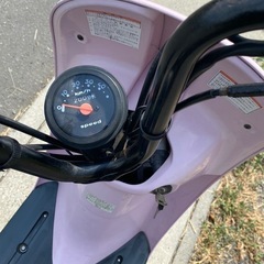かわいいSUZUKIチョイノリ‼️セル付きモデル‼️バッテリー新品‼️貴重な社外マフラー付きの画像