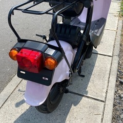 かわいいSUZUKIチョイノリ‼️セル付きモデル‼️バッテリー新品‼️貴重な社外マフラー付きの画像