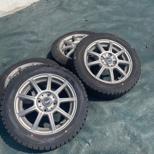 バリ溝　155/65R14スタッドレスセット