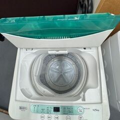 USED　洗濯機　ヤマダ　2019年　4.5kの画像