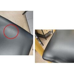 ダイニングチェア 無垢材 北欧 モダン ナチュラル×ブラック イス 椅子 西岡店の画像