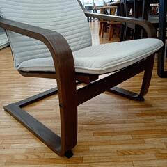 【リユースのサカイ八街店】★ジモティ割あり★ IKEA　ポエングチェア　ライトグレー　クリーニング済　YJ7539の画像