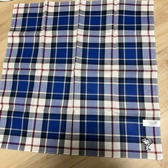 新品　PEANUTS スヌーピー チェックハンカチの画像