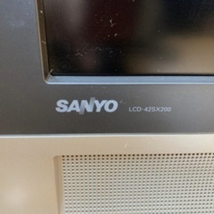 ■ＳＡＮＹＯ　42型　液晶テレビ　LCD-42SX200 　2007年製　中古品■の画像