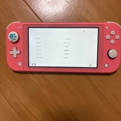 難あり　Switchライト　コーラル　本体のみの画像