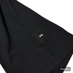★美品★Y-3 ワイスリー BOXY TEE ロゴ 半袖Tシャツ XL 黒の画像