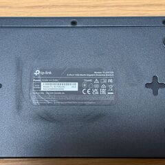 10ギガビット対応 TP-Link TL-SX105 10G 有線LAN スイッチ 中古 動作品の画像