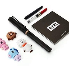 【BT21】公式 商品 LAMY X BT21 万年筆 EDITION SET2-COOKY, RJ, SHOOKY, MANG 防弾少年団　韓国　コラボの画像
