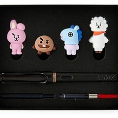 【BT21】公式 商品 LAMY X BT21 万年筆 EDITION SET2-COOKY, RJ, SHOOKY, MANG 防弾少年団　韓国　コラボの画像