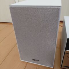 新品同様の美品 女性に人気の白コンポ+リモコン SONY CMT-SBT40 CDプレイヤー Bluetooth 赤白のRCA端子 ソニーの画像