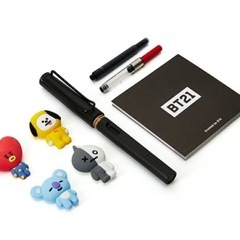 【BT21】公式 商品 LAMY X BT21 万年筆 EDITION SET1- TATA、CHIMMY、KOYA、SHOOKY　防弾少年団　韓国　コラボの画像