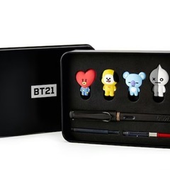 【BT21】公式 商品 LAMY X BT21 万年筆 EDITION SET1- TATA、CHIMMY、KOYA、SHOOKY　防弾少年団　韓国　コラボの画像