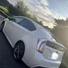 トヨタ プリウス後期　Gグレード　サンルーフ　デカナビ 車検8月末の画像