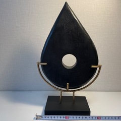 木のオブジェ　インテリアの画像
