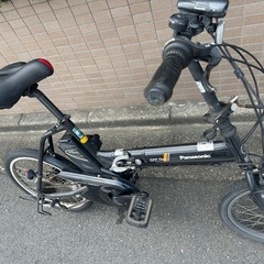 東京23区配達無料🌈新基準 Panasonic パナソニック オフタイム   8.9Ah リチウム 電動自転車中古　2856の画像