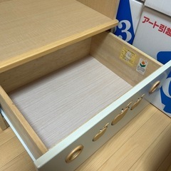 ハンガーラック　りんごの引き出し付き　の画像