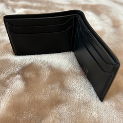 ダンヒル牛革カードケース名刺入れ定期入れICカードケースIDカードケース紳士小物男性用メンズ本革レザーブラック黒色系の画像