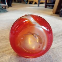 ガラスの花瓶 一輪挿し 花器 レッド　/MJ-1241 2Fの画像