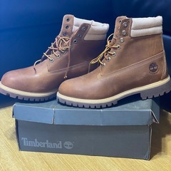 Timberland ブラウン ワークブーツの画像