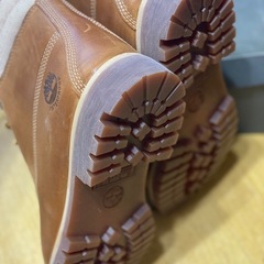 Timberland ブラウン ワークブーツの画像
